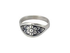 Серебряное кольцо «Лаконичное»